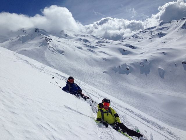 Momento de relaxamento no Alps de l'Sère 