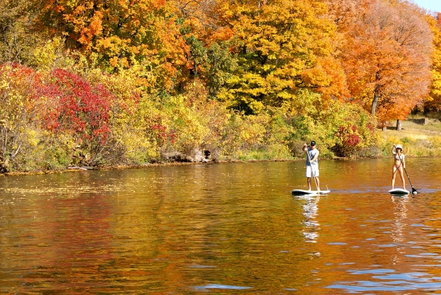  SUP in a picturesque setting