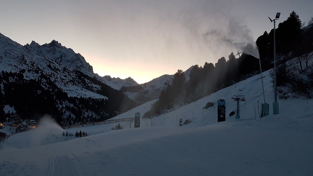  Isère in der Abenddämmerung 