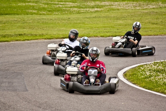  Karting with friends 