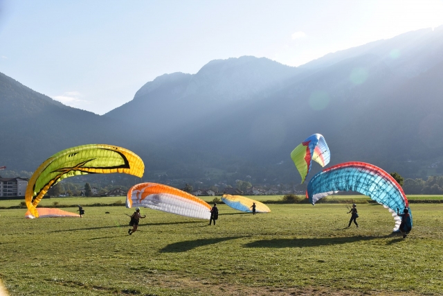  Paraglider takeoff point 