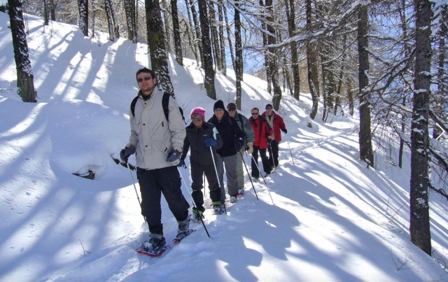  Schneeschuhwanderung in der Gruppe 