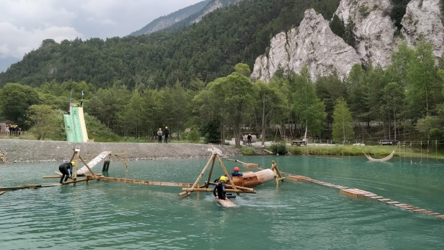 Installations du parc aquatique