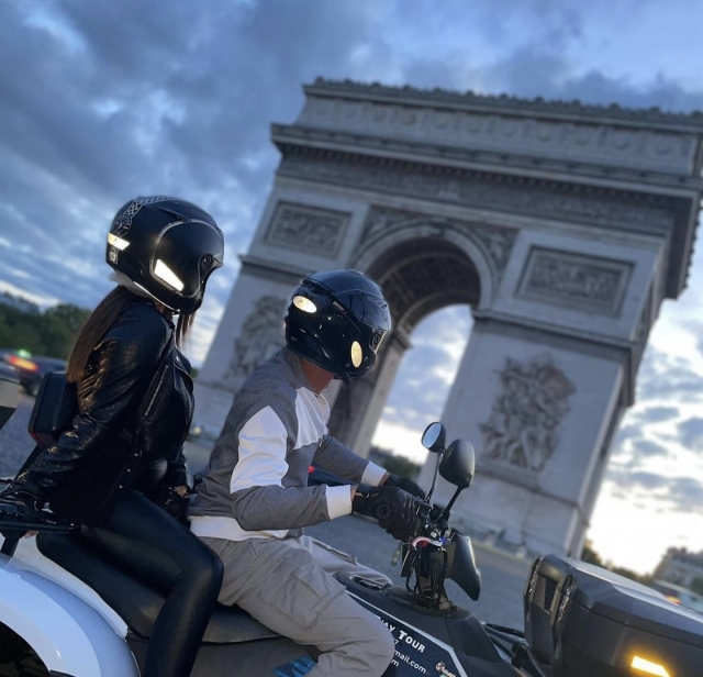 Tour all'Arco di Trionfo prima del tramonto