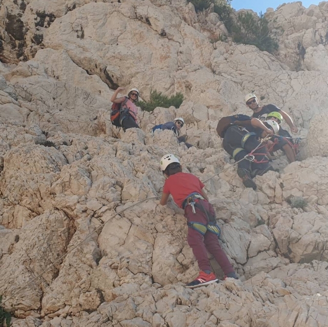 Klettersteig in den Bouches-du-Rhône 