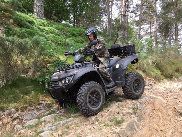  Paseo en quad en Alto Loira 