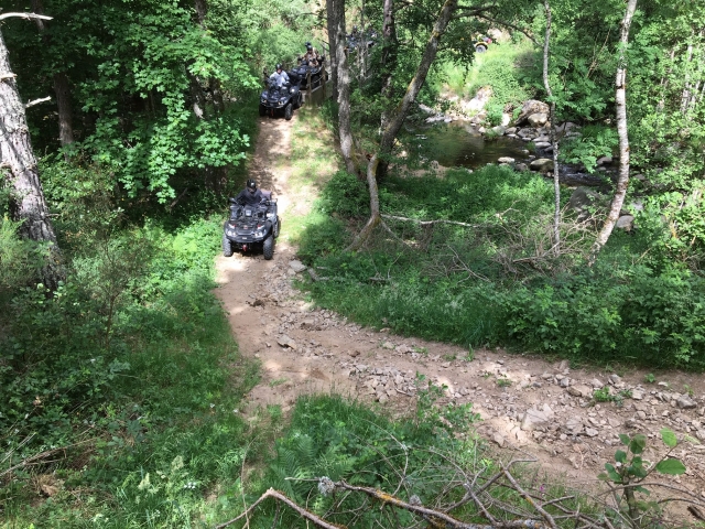  Escursione in quad nell'Alta Loira