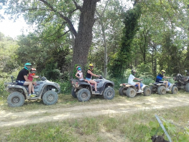 Circuit en quad encadré par des professionnels