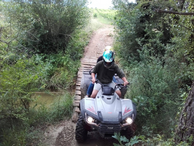 Passages étroits pour plus de sensations en quad