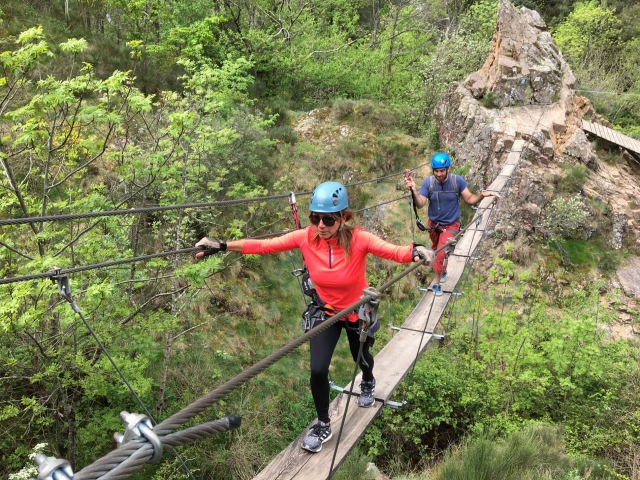 Parcours Via Ferrata en Ardèche
