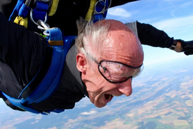 Saut en parachute pour tout âge