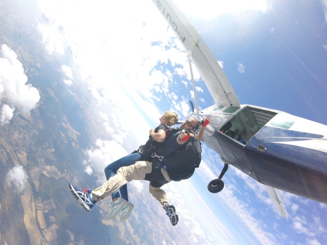 Saut dans le vide