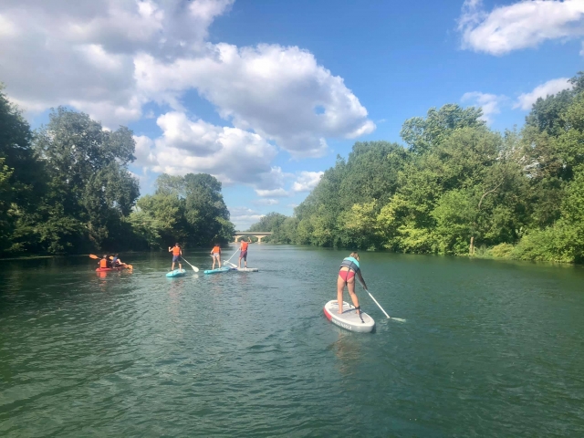  Abstieg des Hérault mit dem Stand Up Paddle 