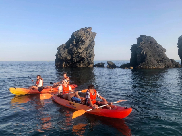 Viaje en kayak a las Posidonias de Cap d'Agde 