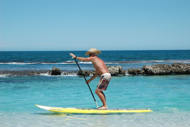 Le Stand Up Paddle vous renforce les muscles. 