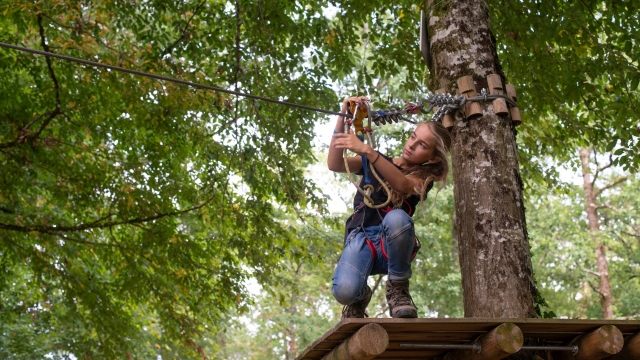 Concentration sur l'itinéraire du parcours