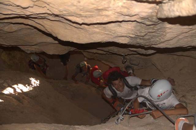 Au sein des rochers