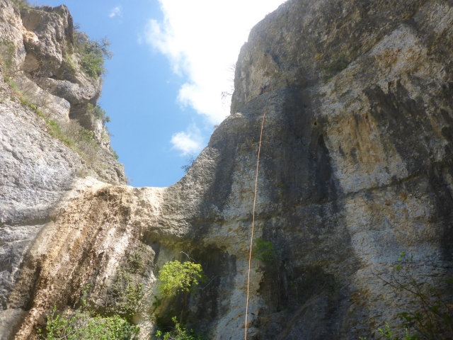 Grande descente en rappel 30 mètres