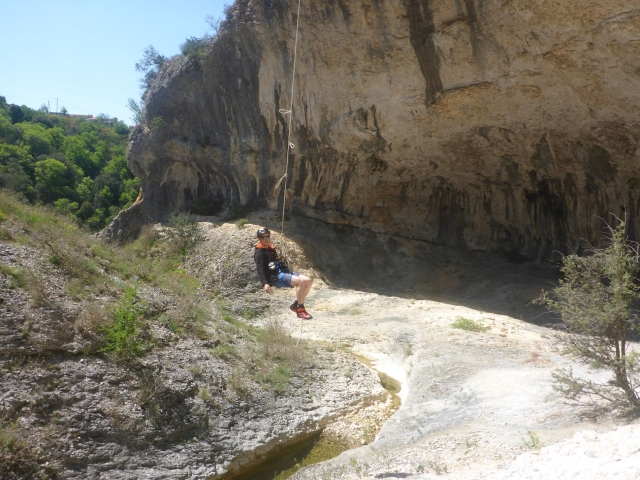 Descente en rappel