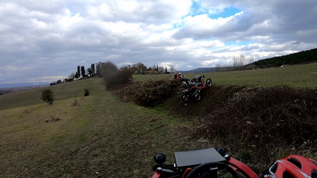 Swincar in varied terrain 