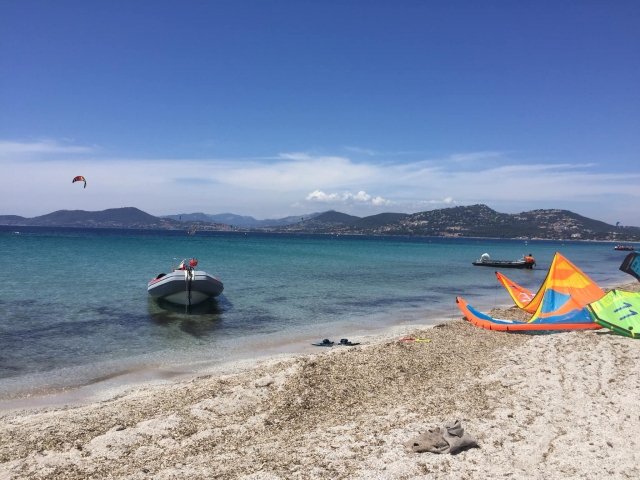 Cadre depuis le sable