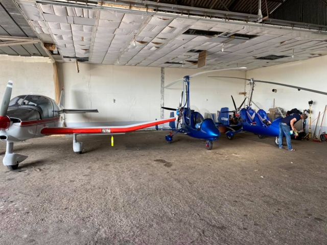  Our aircraft in our hangar 