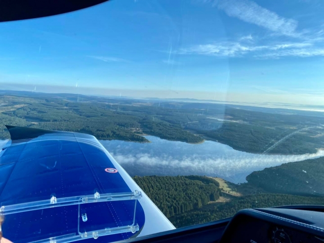 Vue du pilote 
