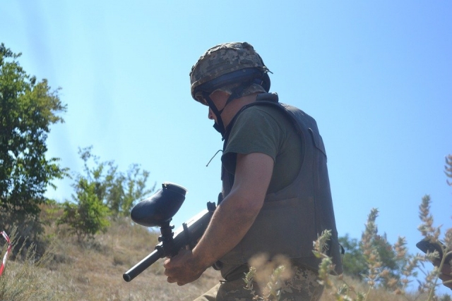 Paintball player 