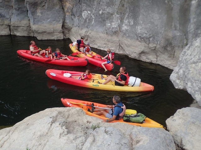 Descente familiale en Ardèche