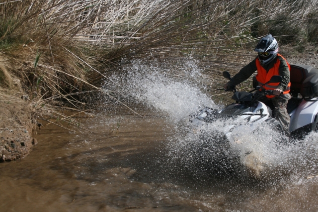  Quad splash towards Narbonne 