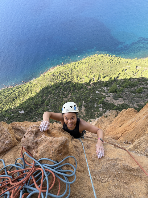 Escalade sur les Calanques 