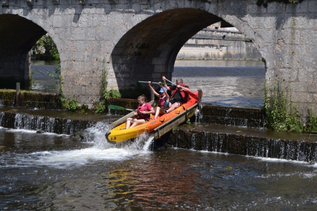 Slide for canoe 