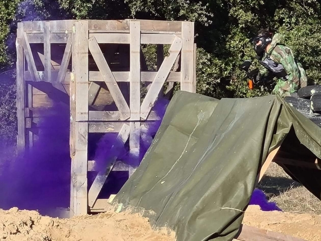 Terrain de paintball