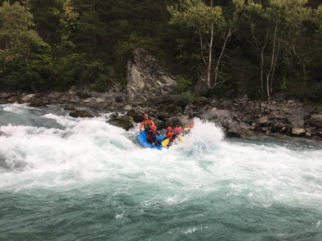 Rapide en raft