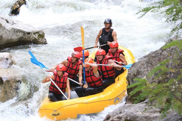 Rapide en raft