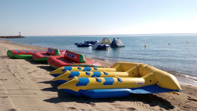  Our buoys on Bacarès beach 
