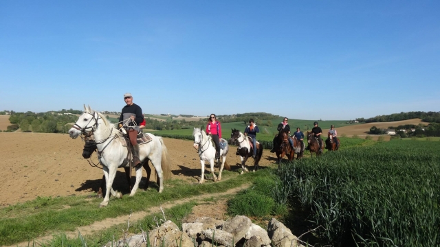 Paso por el campo de Labretonie 