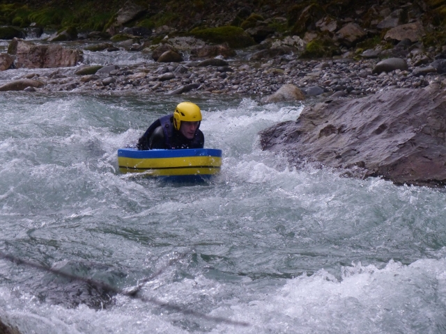 Une descente en hydrospeed dans la Haute-Savoie