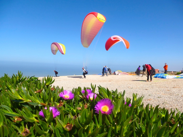 Paragliding session 