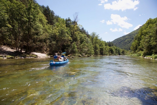  Canoe on the river