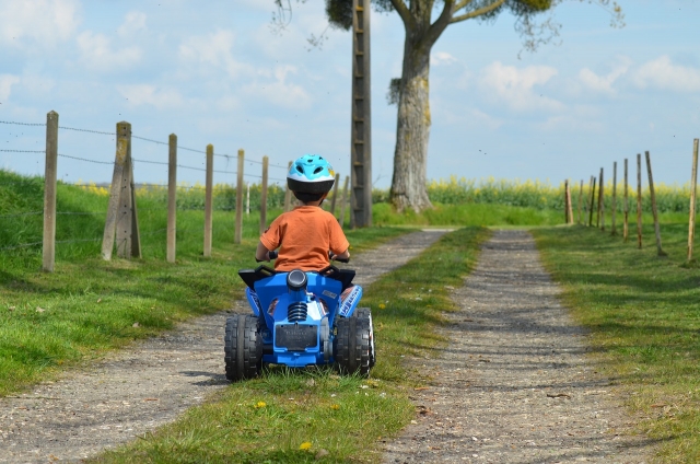  Little ones can enjoy the quad