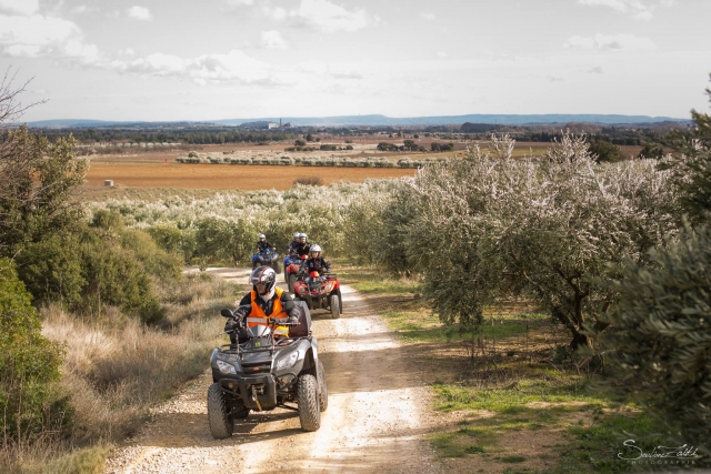  Pista sterrata in quad 