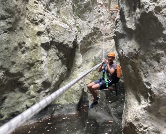 Traversée canyoning