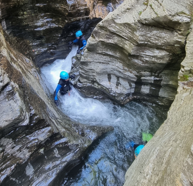  Slip in the Natural Slides of Canyon in Ardèon en ARDEL 