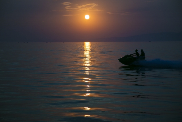  Jetski-Sonnenuntergang in Cupabia 