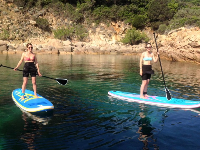 Paddle ride in Corsica 