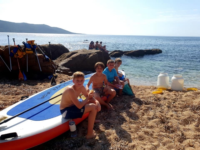 Pause sur une plage