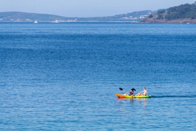 Kayak au large