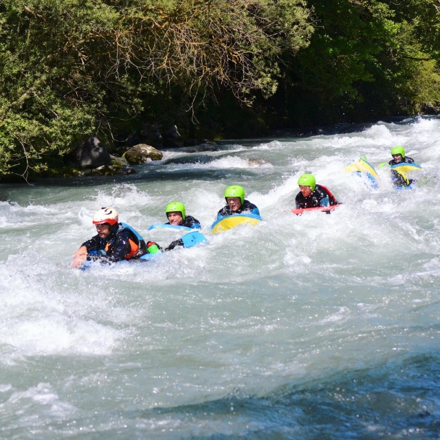 Hydrospeed en groupe