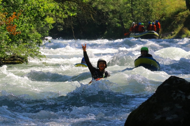 Moment de joie et d'éclats de rires